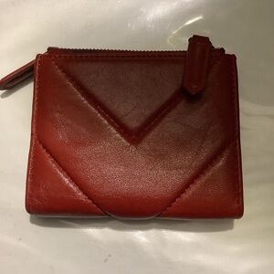 Kurt Geiger Red Leather Wallet